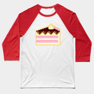 Pixel Cake Baseball T-Shirt